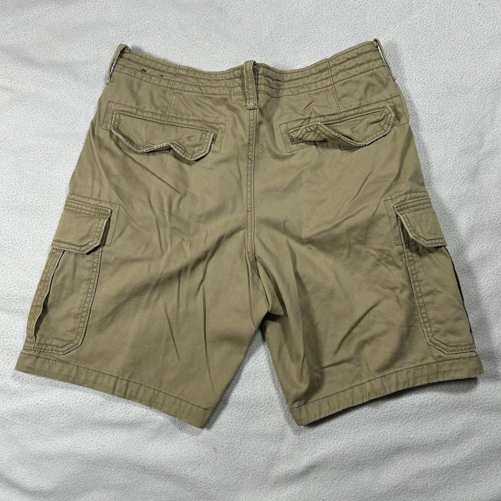 Hollister Tan Cargo Shorts Men's 31 Classic Fit Surf Skate Hike Camp - Picture 3 of 4